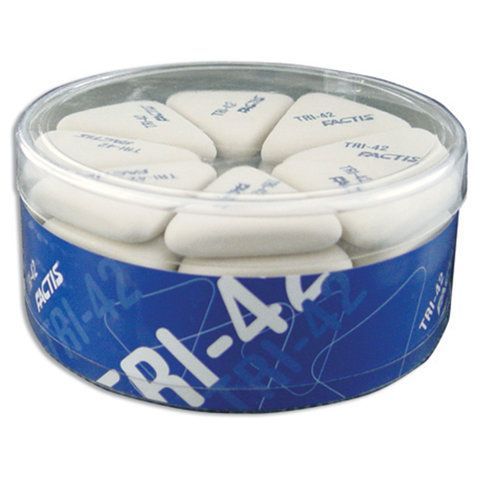 Ластик FACTIS 42 шт. TRI 42 (Испания), 45х35х8 мм, белый, треугольный, PMFTRI42