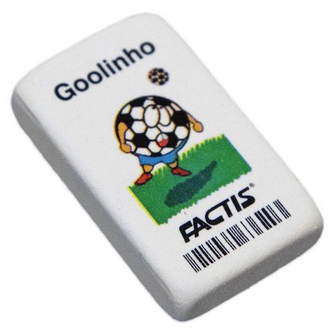 Ластик FACTIS 36 шт. Goolinho (Испания), 40х24х10 мм, белый, прямоугольный, CNF36F