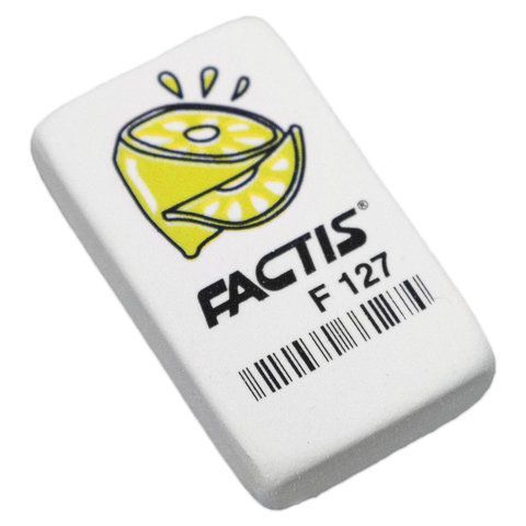 Ластик FACTIS 27 шт. F 127 (Испания), 40х24х10 мм, ассорти, прямоугольный, мягкий, CNFF127