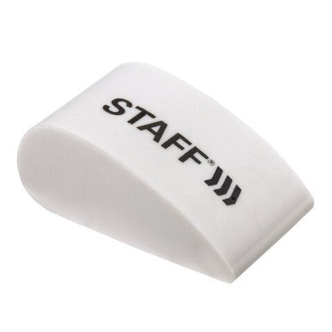 Ластик STAFF 36 шт. &quot;College&quot; PE-070, 38х22х16 мм, в форме капли, цвет белый, 228070
