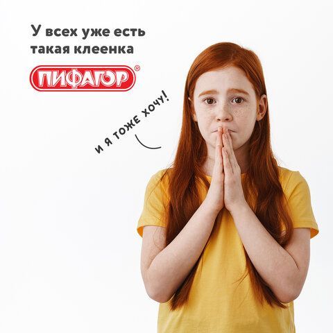 Клеёнка настольная ПИФАГОР для уроков труда, ПВХ, розовая, 69х40 см, 228115