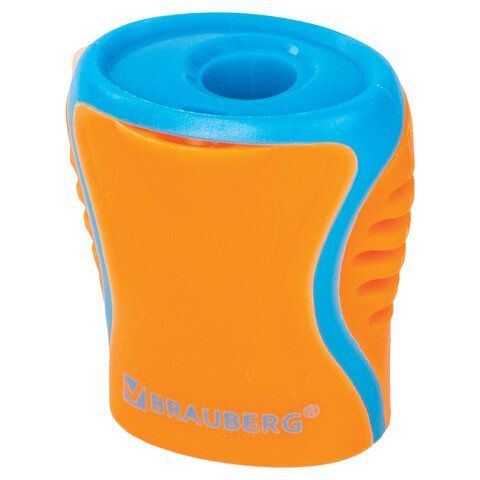 Точилка BRAUBERG 36 шт. &quot;Mix&quot;, с контейнером, пластиковая, корпус ассорти, 228448