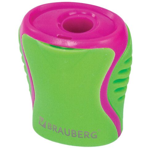 Точилка BRAUBERG 36 шт. &quot;Mix&quot;, с контейнером, пластиковая, корпус ассорти, 228448