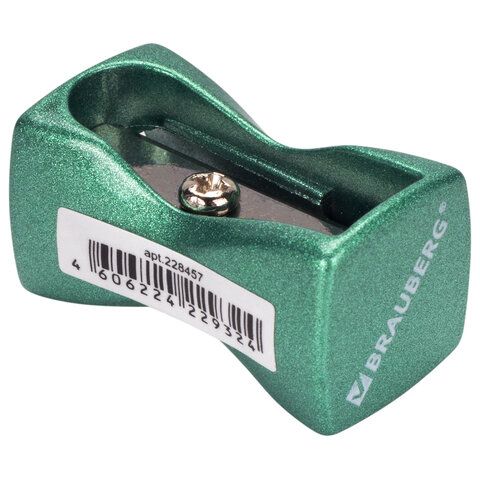 Точилка BRAUBERG 24 шт. &quot;ZigZag&quot;, металлическая, корпус ассорти, 228457