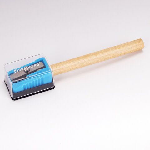 Точилка BRAUBERG 24 шт. &quot;Assistant Mini&quot;, с контейнером, пластиковая, корпус ассорти, 228458