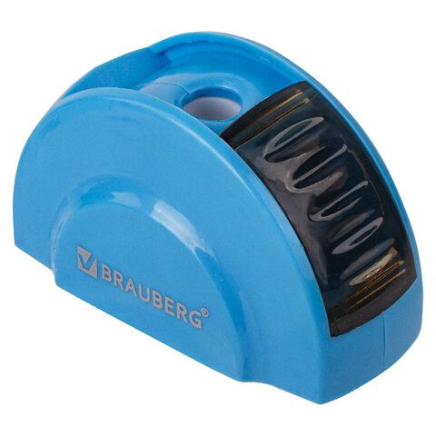 Точилка BRAUBERG 24 шт. &quot;Roll&quot;, с контейнером, пластиковая, корпус ассорти, 228464