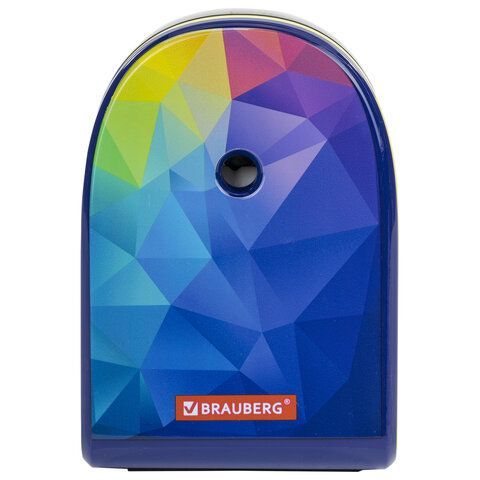 Точилка механическая BRAUBERG &quot;MULTICOLOR&quot;, корпус с печатью, 228489