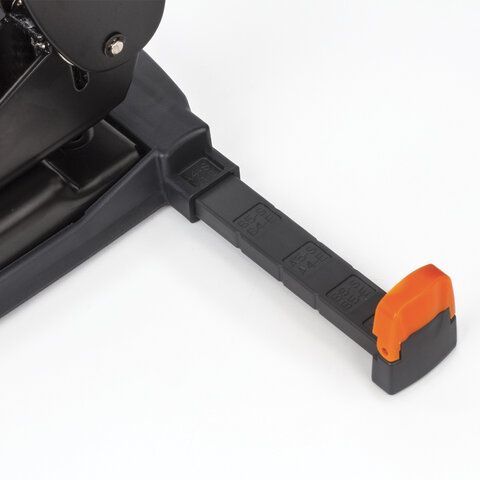 Дырокол металлический МОЩНЫЙ BRAUBERG &quot;Heavy duty&quot; до 65 листов, эргономичный, черный, 228496