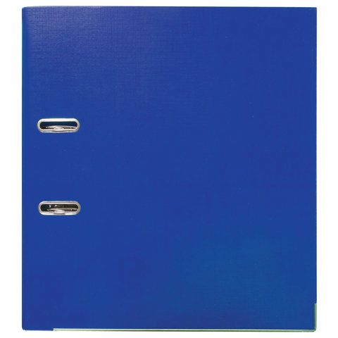 Папка-регистратор BRAUBERG &quot;EXTRA&quot;, 75 мм, синяя, двустороннее покрытие пластик, металлический уголок, 228571