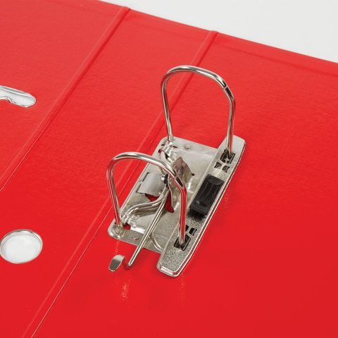 Папка-регистратор BRAUBERG &quot;EXTRA&quot;, 75 мм, красная, двустороннее покрытие пластик, металлический уголок, 228572