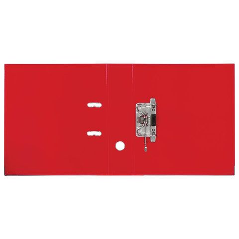 Папка-регистратор BRAUBERG &quot;EXTRA&quot;, 75 мм, красная, двустороннее покрытие пластик, металлический уголок, 228572