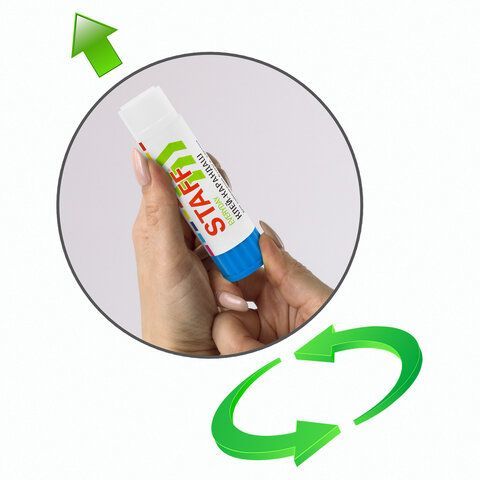Клей-карандаш STAFF 2 шт. EVERYDAY, 40 г, 228665