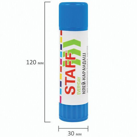 Клей-карандаш STAFF 2 шт. EVERYDAY, 40 г, 228665