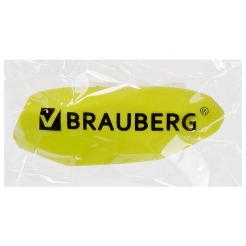 Ластик фигурный BRAUBERG 4 шт. &quot;Stone&quot;, 58х21х19 мм, цвет ассорти, 228715