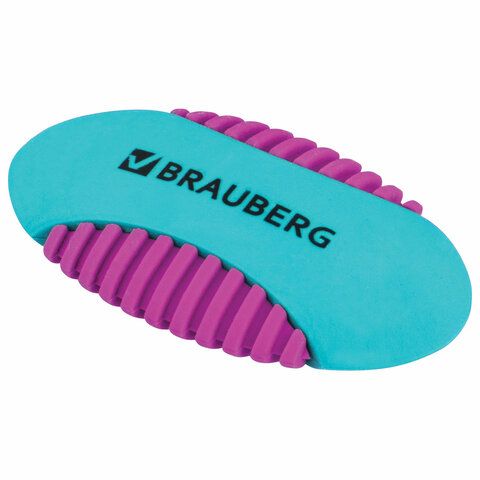 Ластик BRAUBERG 5 шт. &quot;Mix S&quot;, 58х33х13 мм, цвет ассорти, 228724