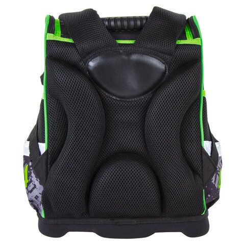 Ранец ЮНЛАНДИЯ WISE, 1 отделение, 3 кармана, устойчивое дно, &quot;Offroad&quot;, 37х29х15 см, 228814