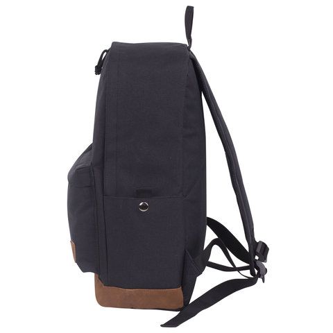 Рюкзак BRAUBERG URBAN универсальный, &quot;Black Melange2, черный, 43х30х17 см, 228841