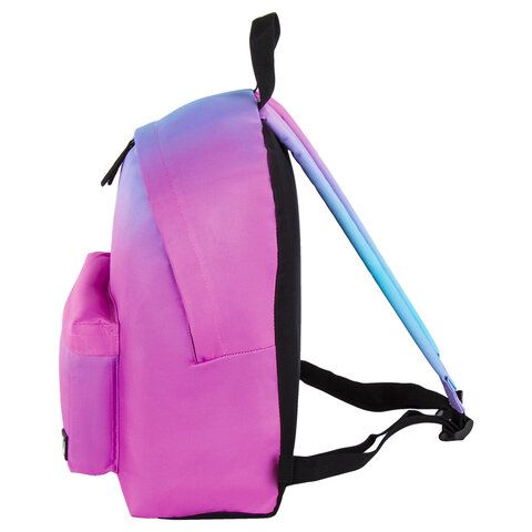 Рюкзак BRAUBERG СИТИ-ФОРМАТ универсальный, &quot;Gradient&quot;, розовый, 41х32х14 см, 228849
