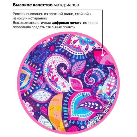 Рюкзак BRAUBERG СИТИ-ФОРМАТ универсальный, &quot;Vostok&quot;, разноцветный, 41х32х14 см, 228850