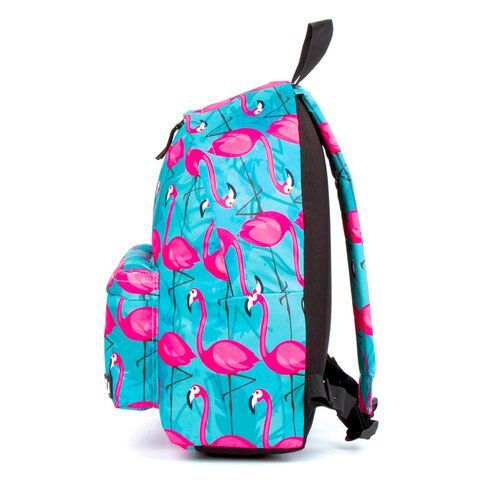 Рюкзак BRAUBERG СИТИ-ФОРМАТ универсальный, &quot;Flamingo&quot;, разноцветный, 41х32х14 см, 228854