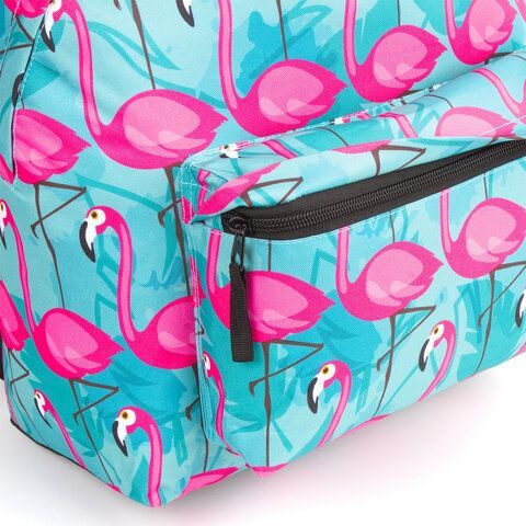 Рюкзак BRAUBERG СИТИ-ФОРМАТ универсальный, &quot;Flamingo&quot;, разноцветный, 41х32х14 см, 228854