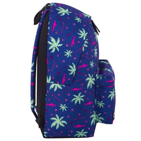 Рюкзак BRAUBERG СИТИ-ФОРМАТ универсальный, &quot;Palm trees&quot;, разноцветный, 41х32х14 см, 228864