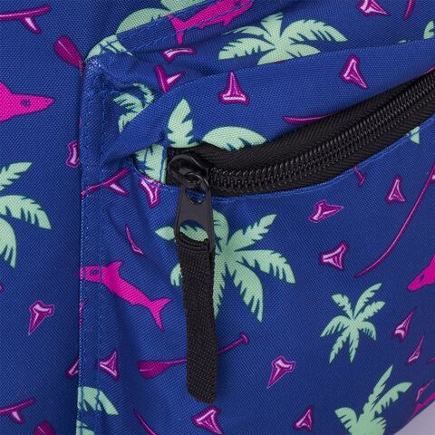 Рюкзак BRAUBERG СИТИ-ФОРМАТ универсальный, &quot;Palm trees&quot;, разноцветный, 41х32х14 см, 228864