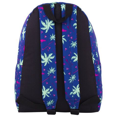 Рюкзак BRAUBERG СИТИ-ФОРМАТ универсальный, &quot;Palm trees&quot;, разноцветный, 41х32х14 см, 228864