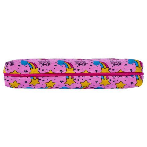 Пенал-косметичка ПИФАГОР, мягкий, &quot;UNICORN&quot;, прямоугольный, 20х7х4 см, 229265