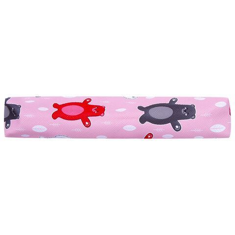 Пенал-косметичка ПИФАГОР 2 шт., мягкий, &quot;BEAR&quot;, прямоугольный, 20х7х4 см, 229266
