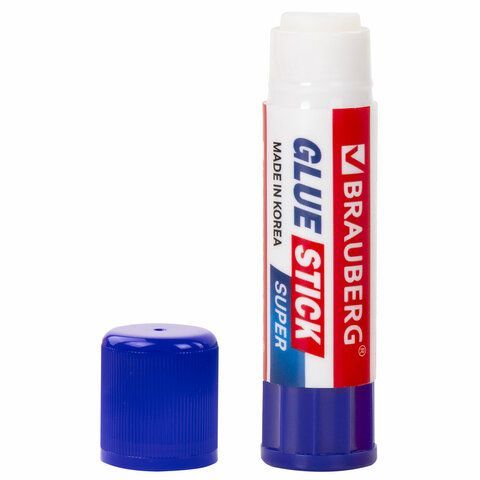 Клей-карандаш BRAUBERG 6 шт. SUPER, 8 г, ЮЖНАЯ КОРЕЯ, 229540