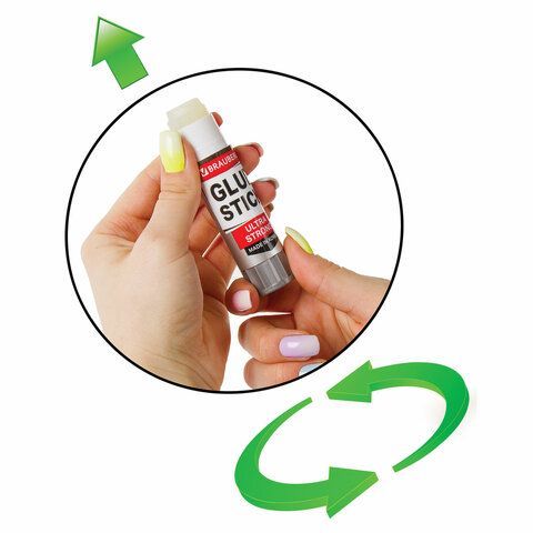 Клей-карандаш BRAUBERG 4 шт. ULTRA STRONG, УСИЛЕННАЯ ФОРМУЛА, 15 г, ЮЖНАЯ КОРЕЯ, 229545