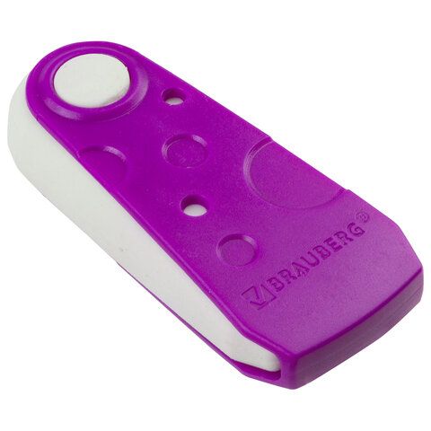 Ластик BRAUBERG 24 шт. &quot;FRUITY&quot;, 57х24х15 мм, белый, пластиковый футляр ассорти, 229561