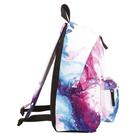 Рюкзак BRAUBERG СИТИ-ФОРМАТ универсальный, &quot;Aquarelle&quot;, разноцветный, 41х32х14 см, 229878