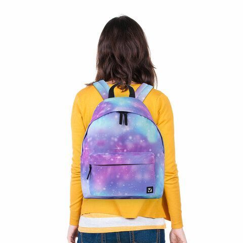 Рюкзак BRAUBERG СИТИ-ФОРМАТ универсальный, &quot;Galaxy&quot;, разноцветный, 41х32х14 см, 229879