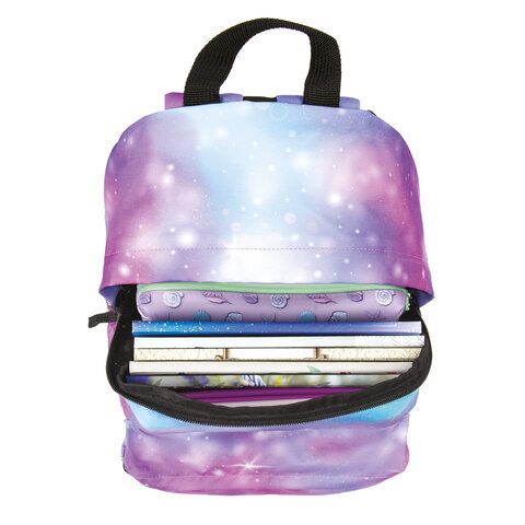 Рюкзак BRAUBERG СИТИ-ФОРМАТ универсальный, &quot;Galaxy&quot;, разноцветный, 41х32х14 см, 229879