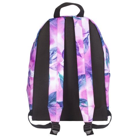 Рюкзак BRAUBERG СИТИ-ФОРМАТ универсальный, &quot;Flowers&quot;, разноцветный, 41х32х14 см, 229884