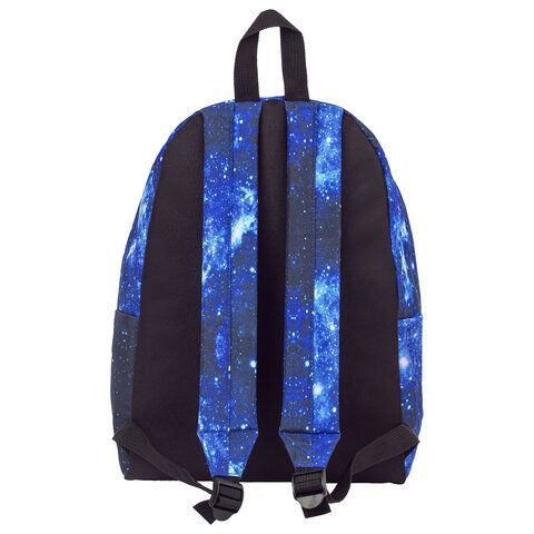 Рюкзак BRAUBERG СИТИ-ФОРМАТ универсальный, &quot;Space&quot;, синий, 41х32х14 см, 229885