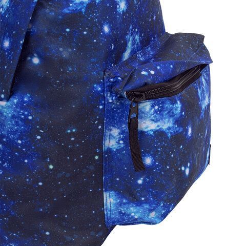 Рюкзак BRAUBERG СИТИ-ФОРМАТ универсальный, &quot;Space&quot;, синий, 41х32х14 см, 229885