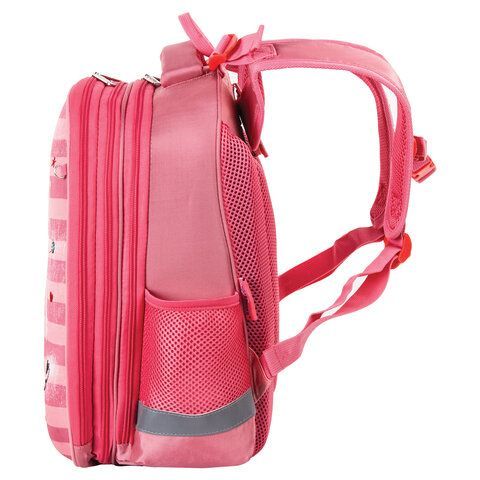 Ранец ЮНЛАНДИЯ EXTRA, с дополнительным объемом, &quot;Pink sneakers&quot;, 38x29x18 см, 229928