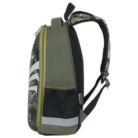 Ранец ПИФАГОР EVA BASIC, 1 отделение, &quot;Military&quot;, 39х30х16 см, 229939