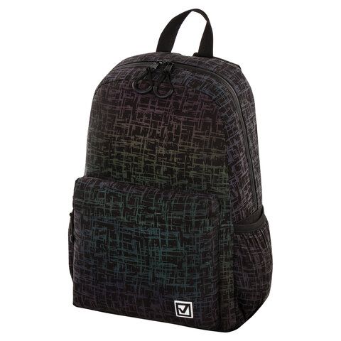Рюкзак BRAUBERG BRIGHT универсальный, СВЕТЯЩИЙСЯ РИСУНОК, &quot;Net&quot;, 42х31х15 см, 229942