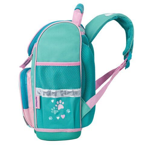 Ранец ЮНЛАНДИЯ WISE, 1 отделение, 3 кармана, устойчивое дно, &quot;Soft paws&quot;, 37х29х15 см, 229946