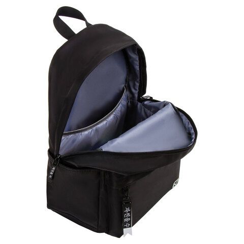 Рюкзак BRAUBERG FASHION CITY, универсальный, &quot;Anime Cats&quot;, черный, 44х31х16 см, 229965