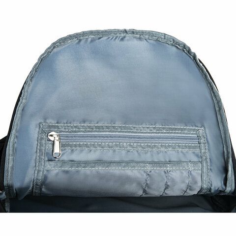 Рюкзак BRAUBERG FASHION CITY, универсальный, 2 отделения, &quot;Eagle&quot;, черный, 46х31х15 см, 229967