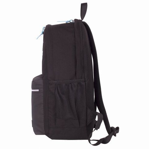 Рюкзак BRAUBERG FASHION CITY универсальный, 2 отделения, &quot;Skateboard&quot;, черный, 46х31х15 см, 229969