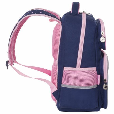 Рюкзак ЮНЛАНДИЯ COMPLETE с пеналом в комплекте, эрго-спинка, &quot;Pink bow&quot;, 42х29х14 см, 229972