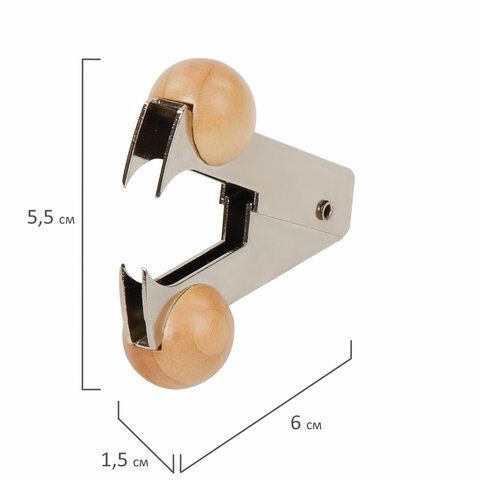 Набор настольный GALANT &quot;Wood&amp;Metal&quot;, 8 предметов, светлое дерево и черный металл, 230878