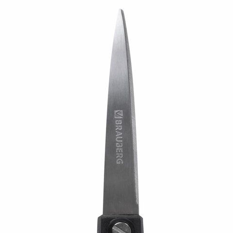 Ножницы BRAUBERG 2 шт. &quot;SRS-100&quot;, 180 мм, черные, 2-х сторонняя заточка, 230931