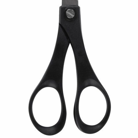 Ножницы BRAUBERG 2 шт. &quot;SRS-100&quot;, 180 мм, черные, 2-х сторонняя заточка, 230931